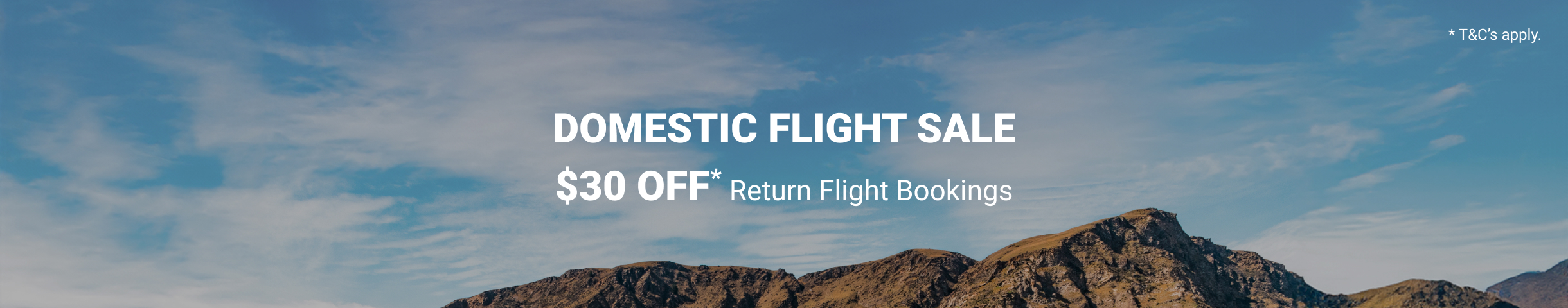 Domestic Flight Sale | Webjet NZ